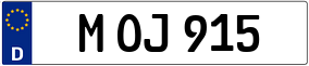 Truck License Plate